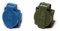 HOLZER 8 Stück/Einbausteckdose Schuko Anbau Steckdose 16A Feuchtraum / PA6 / + Flansch Dichtung (4xBlau / 4xOlivgrün)