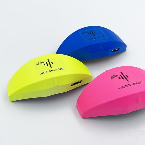 Headwave farbige TĀG 2 - Bluetooth Lautsprecher für Motorrad-Helme, Musik und Navigations-Ansagen, Headset, Soundsystem, mega Sound im Helm (neon-orange)