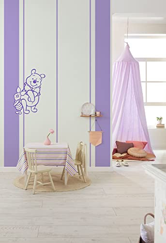 Komar Vlies Fototapete - Winnie the Pooh Gentle - Größe 200 x 250 cm (Breite x Höhe) - Disney, Kinderzimmer, Kindertapete, Tapete