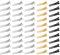 Becchi D'oca per Capelli, 50 pezzi Anatra Becco Clip, becco d'anatra Clip per capelli in metallo pinze adatte allo styling dei capelli, Fermagli per Capelli per Donne e Ragazze, (1,77pollici)
