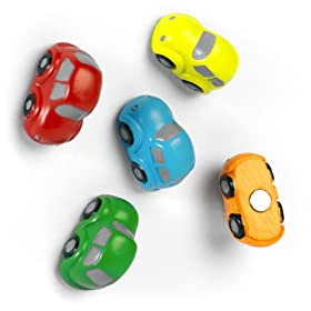 Trendform - Dekomagnete Traffic - Set mit 5 Stück Magnet-Autos