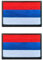 2 St. Russland Flagge Patch- Taktisch Russisch Nationales Emblem, Bestickter Aufnäher mit Verschluss, Militär Bänder für Rucksäcke Kleidung Taschen Uniform Weste Jersey Reisen