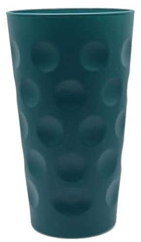 Beschdstoff Dubbeglas petrol matt 0,5 Liter - Farbige Dubbegläser - für Weinschorle - (Dubbeglas Shop)
