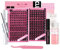 PRO DIY Lash Extension Kit Cluster Lashes Kit with 208 Pcs Lash Clusters Lash Bond Remover Eyelash Applicator Beginner DIY Lashes Kit Easy to Use (Into You-01+Into You-02 Kit)