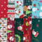 aufodara 10er Baumwollstoff Weihnachten Stoffpakete Patchwork Stoffe Baumwolle 50x40cm Stoffe zum Nähen, Patchwork Stoffpaket zum Quilten DIY Basteln Handwerken (50 x 40 cm, Weihnachtsfarben)