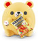 Snackles Series 1 Wave 2 Golden Bear (Haribo), Surprise Medium Plush, Ultra Soft Plush, 35 cm, Collectible Plush with Real Brands, Golden Bear (Haribo)