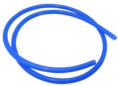LAVMHAB Tuyau d'aspiration en silicone 12 mm ID 18 mm OD 3 mm d'épaisseur de paroi 1,5 mètres (4,9 pi), tuyau en silicone pour vide pour moteur (Bleu)