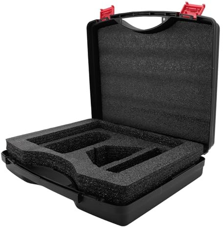 Hartschalenkoffer für Mini Dish Kit, Wasserdichter Mini-Reisekoffer, Mini-Zubehör-Aufbewahrungstasche für Ständer, Netzteil, Rohradapter, Kabel
