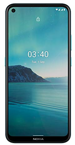 Nokia 3.4 – Smartphone de 32 GB, 3 GB de RAM, Dual SIM, Fjord (Reacondicionado)