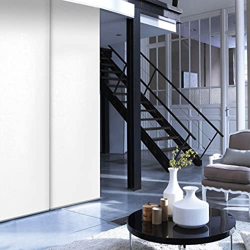 MADECOSTORE Kit Complet Panneaux Japonais 60cm - Blanc - L170 x H250cm