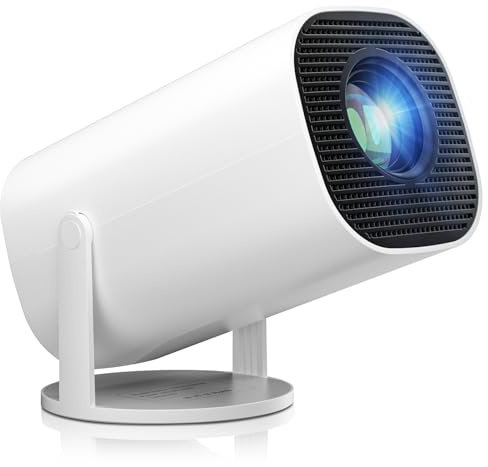 Projector with Wifi and Bluetooth,Portable Projector,Smart Projector Built-in Android System ,HiFi Speaker,Support 4k 8k HD Decoding ,Mini projector Ideal for Home Outdoor Meetings