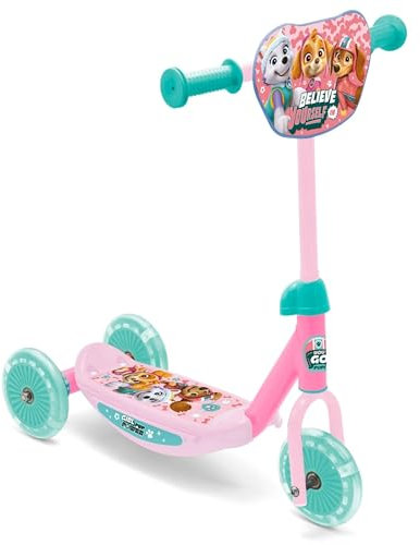 Paw Patrol Dreirad Roller für Mädchen, Balance Roller, verstellbar, bis zu 20 kg (B)