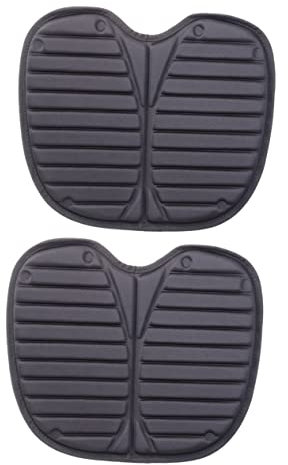 iplusmile Kajak-Sitzkissen: 2 Stück Kajakkissen Gepolsterter U-Förmig Bequem und Atmungsaktiv für Boot und Angeln,Schwarz