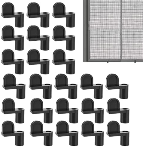 Fensterfliegengitter Clips 24 Stück Fensterfliegengitter Halteclips Zubehör