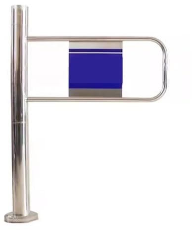 Porte en métal à fermeture automatique 1 voie pour usines et magasins. Design sans sortie, idéal pour les allées, durable et sécurisé (100 x 97 cm)