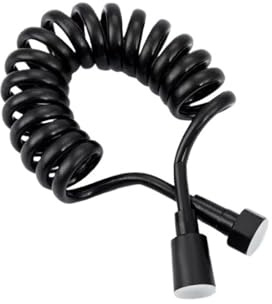 Leakproof Shower Pipe, Shower Hose Black Grey 1.5-8.0m(Black,3.0m)