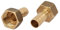 sourcing map 2Stk. 3/8BSP Innengewinde 10mm Schlauchanschluss Schlauchverbinder Schlauchtülle Messing Schlauchkupplung Stecker Fitting