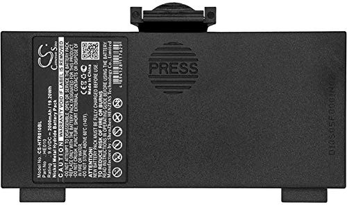 CS-HTR010BL Akku 2000mAh Kompatibel mit [Magnetek] 2026A, für [Hetronic] 68303000, 68303010, 6830303001, 70745, FBH1200, GA, GL, GR, GR-W, TG Ersetzt 68303000, 68303010, FBH-1200, FUA-07, HE010