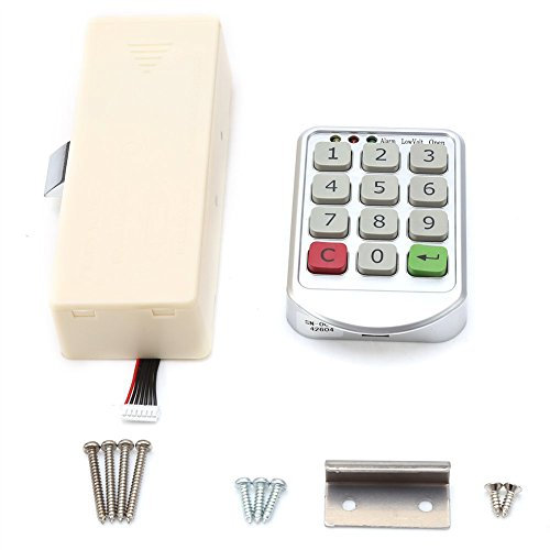 Serratura per mobili elettronica armadio, Serrature di sicurezza con password digitale elettronica, tastiera, numero di armadio, codice porta, serrature per porta armadietto