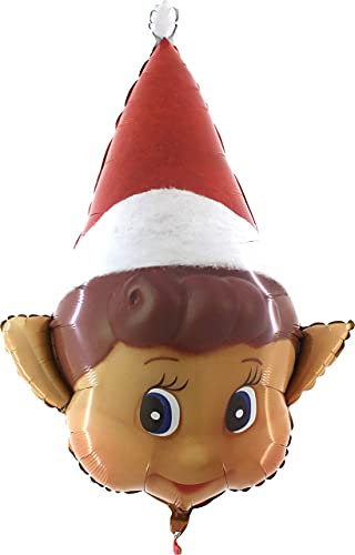 Toyland® Elves Behavin' Badly Naughty Elf Weihnachtsfolienballon - mit Luft oder Helium aufblasen (ELF BALLON)