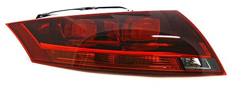 Audi 8J0945095L Schlussleuchte links (Fahrerseite), Schwarz, Weißglühend, Kunststoff, Auto, Heckleuchte, Rückleuchten, 2007-2014
