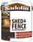 Sadolin Shed & Fence Woodstain Ebony Wood 5 L