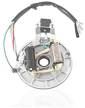 KIMISS Stator Coil, Stator Plate Pickup Magneto Zündspule Rotor für Pit/Dirt Bike 70ccm 90ccm 110ccm 125ccm JH70