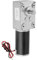 Moteur à engrenages à couple élevé DC12V 200 Réduction de vitesse électrique Moteur à vis sans fin turbo Moteur de boîte de vitesse réversible à verrouillage automatique pour appareils électriques