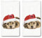 20 Taschentücher (2x 10) Taschentücher Niedlicher Weihnachtshund als Geschenk für Weihnachten