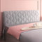 uyeoco Bezug für bettkopfteil Bett kopfteil hussen 120/150/180/200/220cm Kopfteil Bezug Kopfteil bezug Elegant Kopfteilbezug Bett Bettkopfteil kopfteil hussen (Color : Light Gray, Size : 220cm)