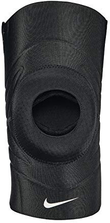 NIKE Kniebandage Vendaje, Unisex Adulto, Negro/Blanco, XX-Large