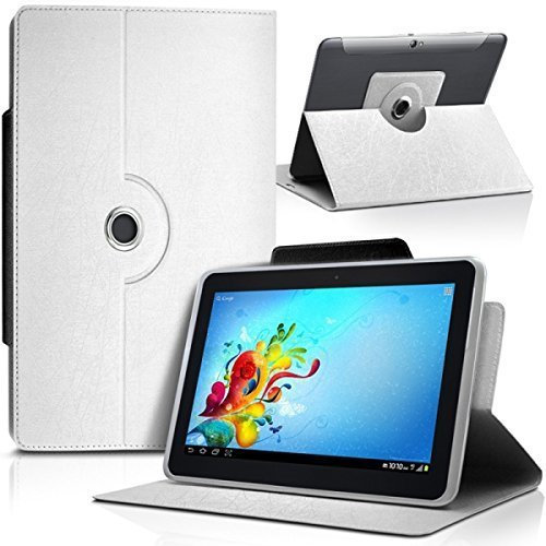 Karylax - Funda universal para tablet Alcatel 8068 7 Quad Core de 7 pulgadas, color blanco