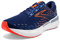 Brooks Men's Glycerin Gts 20 Running Shoe, Blue Depths Palace Blue Orange, 8.5 UK