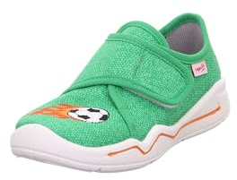 Superfit Jungen Benny Hausschuh, GRÜN/ORANGE 7010, 26 EU