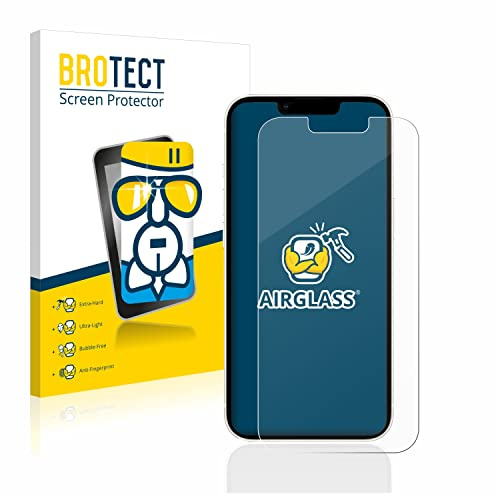 BROTECT Schutzglas für Apple iPhone 13 | Transparenter Displayschutz Made in Germany Schutzfolie Panzer Folie Glas 9H Anti-Fingerprint Einfache Montage Clear