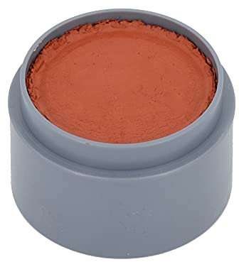 Grimas Water-Make-Up, 15ml Wasserschminke, Farbe haut rötlich 1075, professionelle Körperfarbe, schnelltrockend und sehr hautschonend, ideal fürs Kinderschminken, Karneval und Halloween
