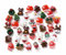 50 Statuette in Miniatura di Resina per Natale - Babbo, Albero, Pupazzo, Ornamenti Decorativi per Regalo, Carte, Scrapbooking, Tronchi