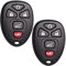 Fernbedienung Schlüsselanhänger Ersatz passend für Chevy Traverse 2007–2016 Tahoe Suburban GMC Acadia Yukon XL Buick Enclave Cadillac Escalade Saturn Outlook OUC60270 OUC60221 Keyless Entry