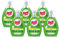 Dual Power Piatti Gel Limone, Detergente Piatti Concentrato ad Elevato Potere Sgrassante, Ideale per Stoviglie Incrostate, Azione Anti Odore, Made in Italy, 6 Dispenser da 1 L