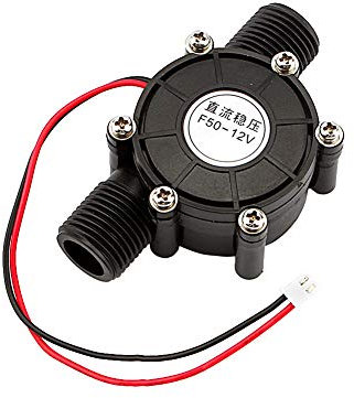 Pwshymi Generador de CC de 12 V CC, Generador de Turbina de Agua Micro Hidroeléctrica de 10 W, Generador de Energía, Herramienta de Carga de Agua de Energía LED DIY Outdoorliving