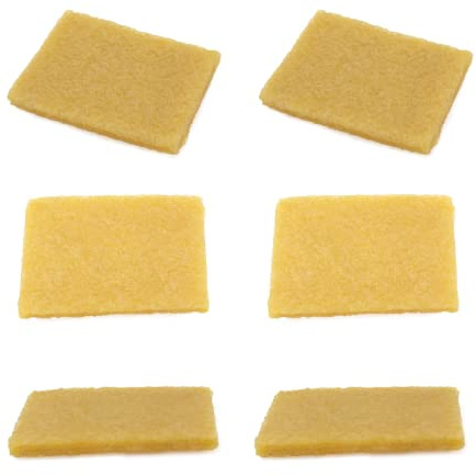 Cheerock 6 Stück Kleberückstandsradierer, 5 x 7 x 0,8 cm Gummi Gummi Zement Radiergummi, Kleber und Rückstandsaufnahme Radierer zum Entfernen von Kunststoff, Kleber, Papierresten auf Lederwaren