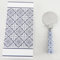 Digiglio Bomboniere Bomboniera Tagliapizza Maiolica Blu Porcellana e Metallo con Astuccio