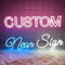 KAEGORT Neon Schild Personalisiert, Leuchtschild Personalisiert für Deko Neon Sign Leuchtreklame LED Namensschild Schriftzug 11 Farboptionen für Hochzeiten Geburtstage Logos Schriftzüge