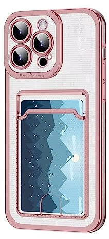 Rnrieyta Miagon Coque pour Samsung Galaxy A51,Galvanisé Etui Transparente avec Fente Carte Silicone Protection Portefeuille Housse Soft Bumper Anti-Choc Porte-Cartes Case