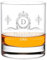 polar-effekt Whiskyglas 315 ml Volumen mit Motiv-Gravur Ornament Krone - das Trinkglas für Scotch, Bourbon und Rum - mit Namen graviert Idee für alle Männer - ideal zum Jubiläum