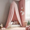 Sublaga Rosa Baldachin - Prinzessin Schlafzimmer Dekor für Mädchenzimmer, Raumdekorationen, Bett, Weiches Glattes Spielzelt