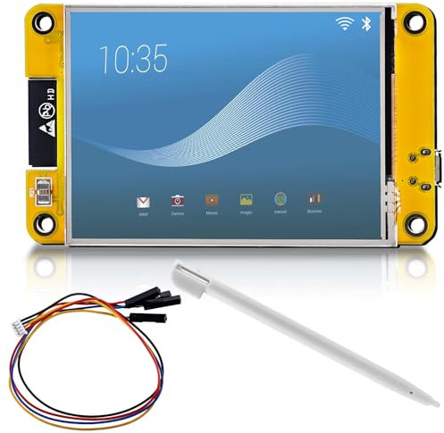 ESP32 Display, 240 * 320 ESP32-2432S028-Entwicklungsboard ESP32 Display TFT Modul Mini Monitor Touchscreen Entwicklungsboard WiFi Bluetooth 2.8 Zoll Kompatibel mit Arduino/LVGL ESP32 (Gelb)