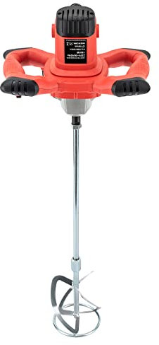 Agitador, 1500 W, mezclador de mortero de hormigón, mezclador de mortero de 6 velocidades, para mezclar cemento, polvo de masilla, meh