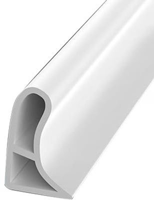 Enigmaire Bathroom Water Retaining Strips,Strip Floor Water Barrier Sealant Strip,Curved Groove Shower Threshold Water Barrier,Self Adhesive Water Stopper For Kitchen Bathroom Floor