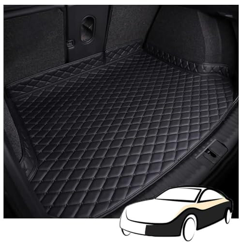AMENAS Alfombrilla para Maletero de Coche Cuero para Renault Kangoo III 2021-2024, Antideslizante Protectora Impermeable Bandeja Forro, Personalizadas Alfombra,A Black